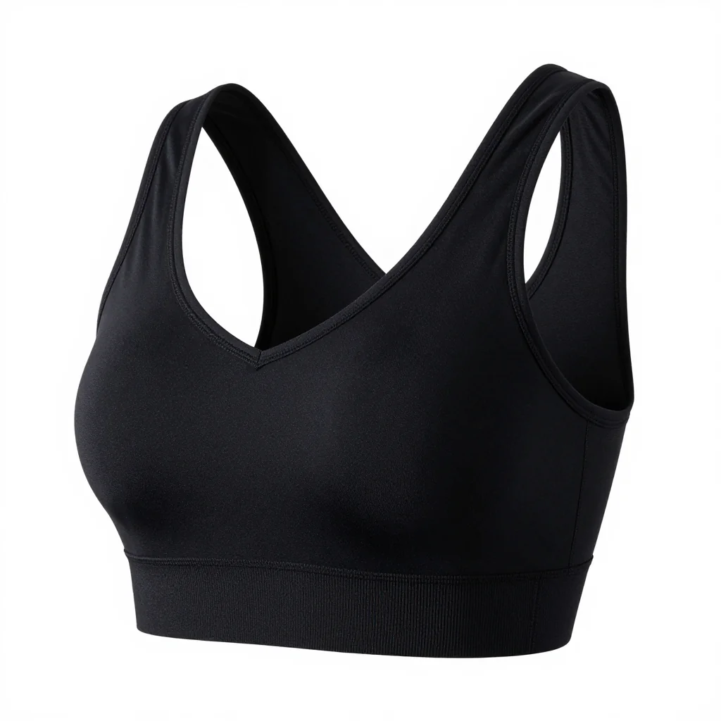 Women's Premium Adjustable Compression Sports Bra for High-Impact Workouts