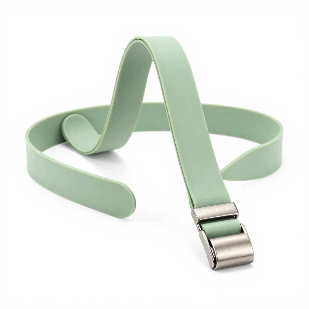 Bamboo Yoga Strap with Metal Buckle