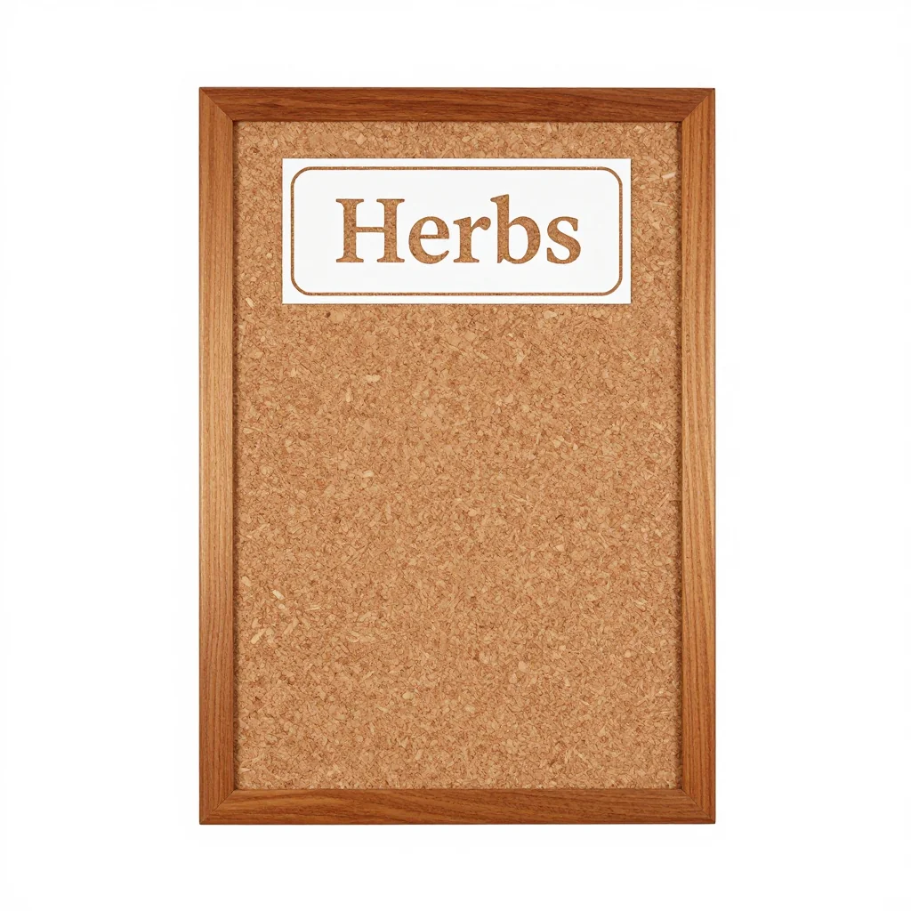 Cork Garden Sign