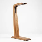 Rustic Wooden Bike Stand for Indoor and Outdoor Use - 2